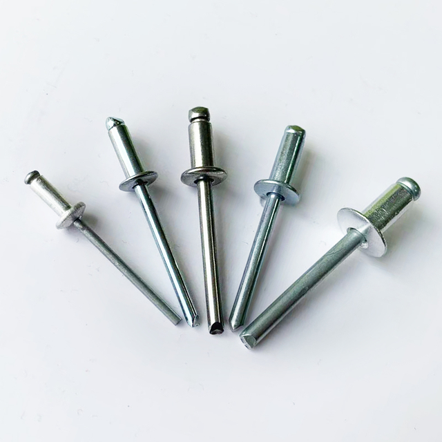 Aluminum Stainless Steel Dome Head Open Type Blind Rivets