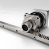 Servo motor controlled guide rail guidance