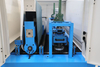 equipped with an abrasive belt grinding and clean hammer