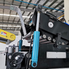Back pressure roller - to prevent deformation of the leveling roller