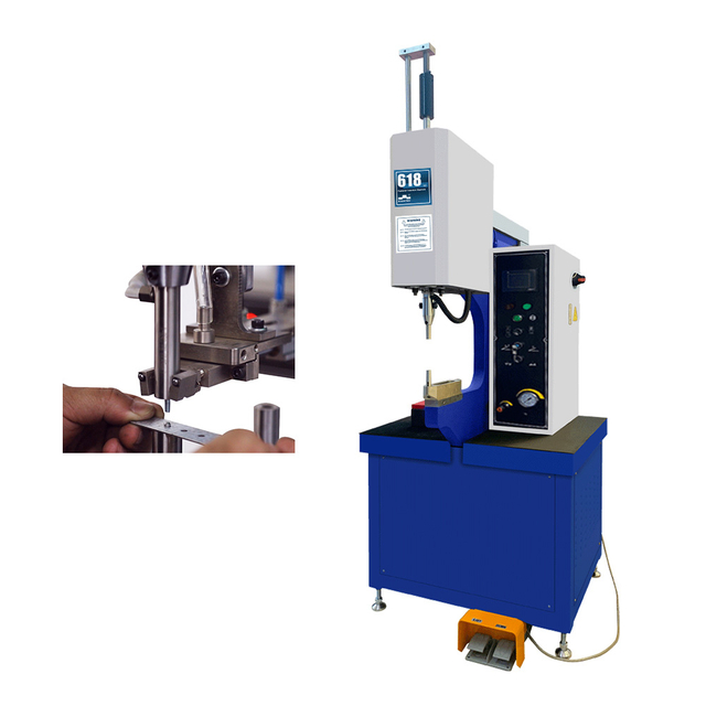 Positive Stop System Damage Reductions 57kn Sheet Metal Riveting Machine