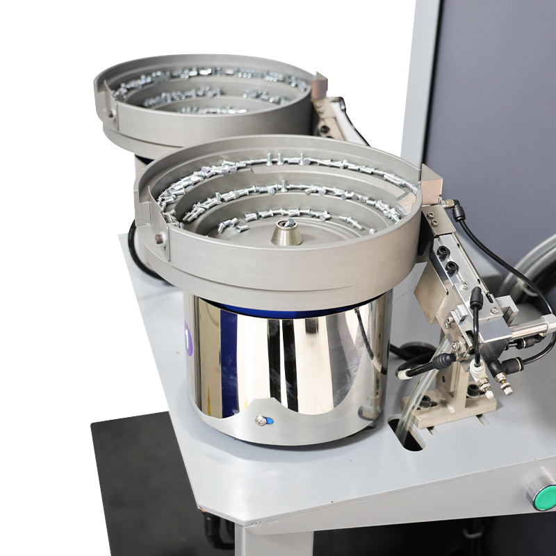 Servo Fastener Insertion Machine - Double-station feeding system