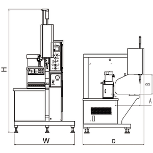 97KN High Force Repeat Accuracy Batch Counter Hydraulic Riveting Machine