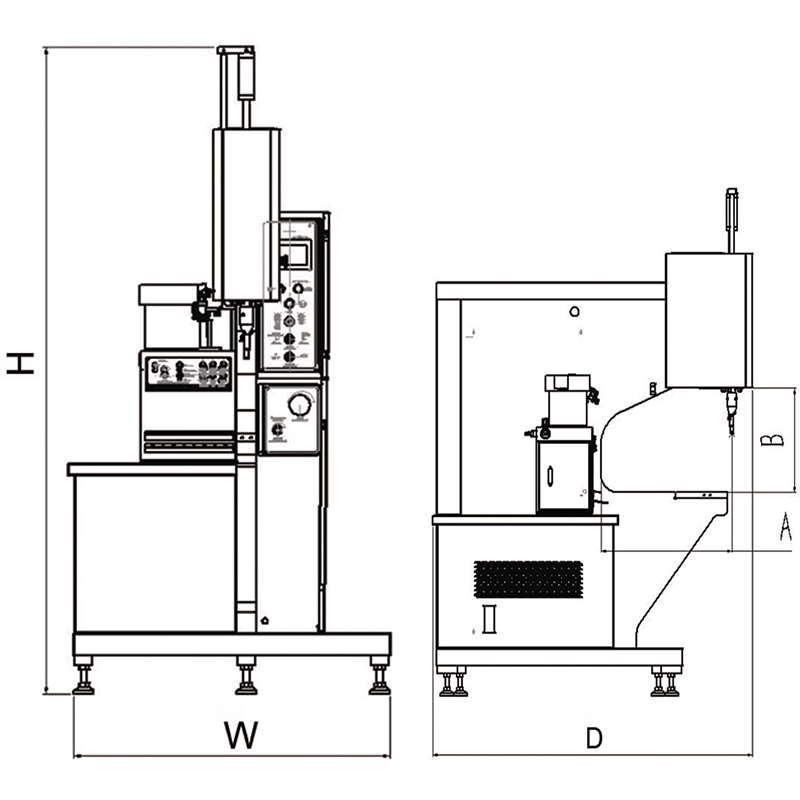 1025Plus Positive Stop Function 6 to 97kn Adjustment Hardware Insertion Machine