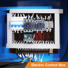The electric control box of the deburring machine is clean and orderly inside