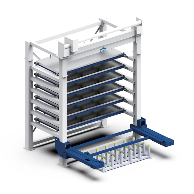 RRW single tower three-dimensional material storage system