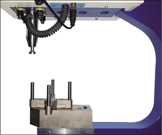 650mm Throat Depth Load Patented Finger Safety Fastener Insertion Machine