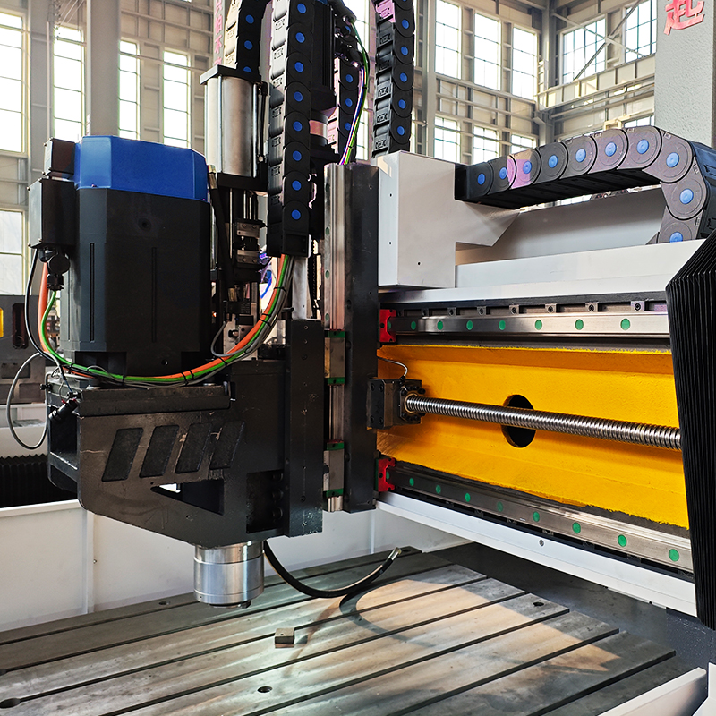 Heavy-duty linear guide driven by servo motor and ball screw