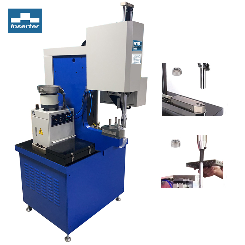 618MSPe Versatile touch screen Install Up To 4 Different Fasteners In 1 Single Part Handling Fastener Insertion Machine