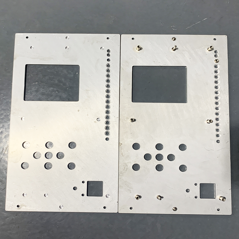 Difference before and after riveting