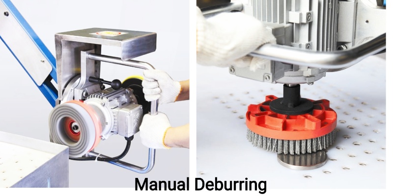 Manual deburring machine