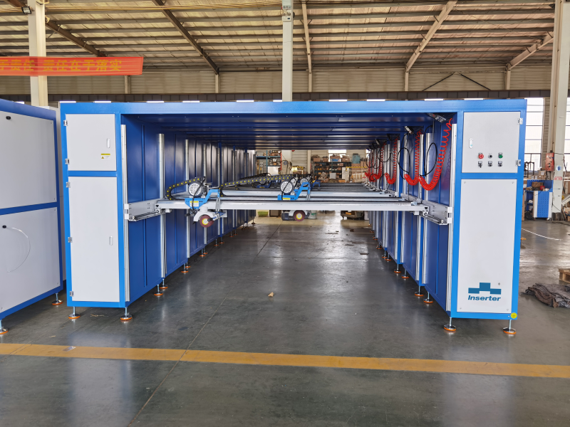 Gantry type grinding and drawing machine